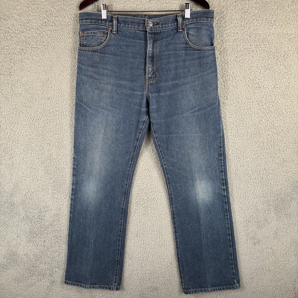 Levis 517 Jeans Mens 36x32‎ Blue Bootcut Western Denim *READ*